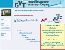 Tablet Screenshot of gvt.org